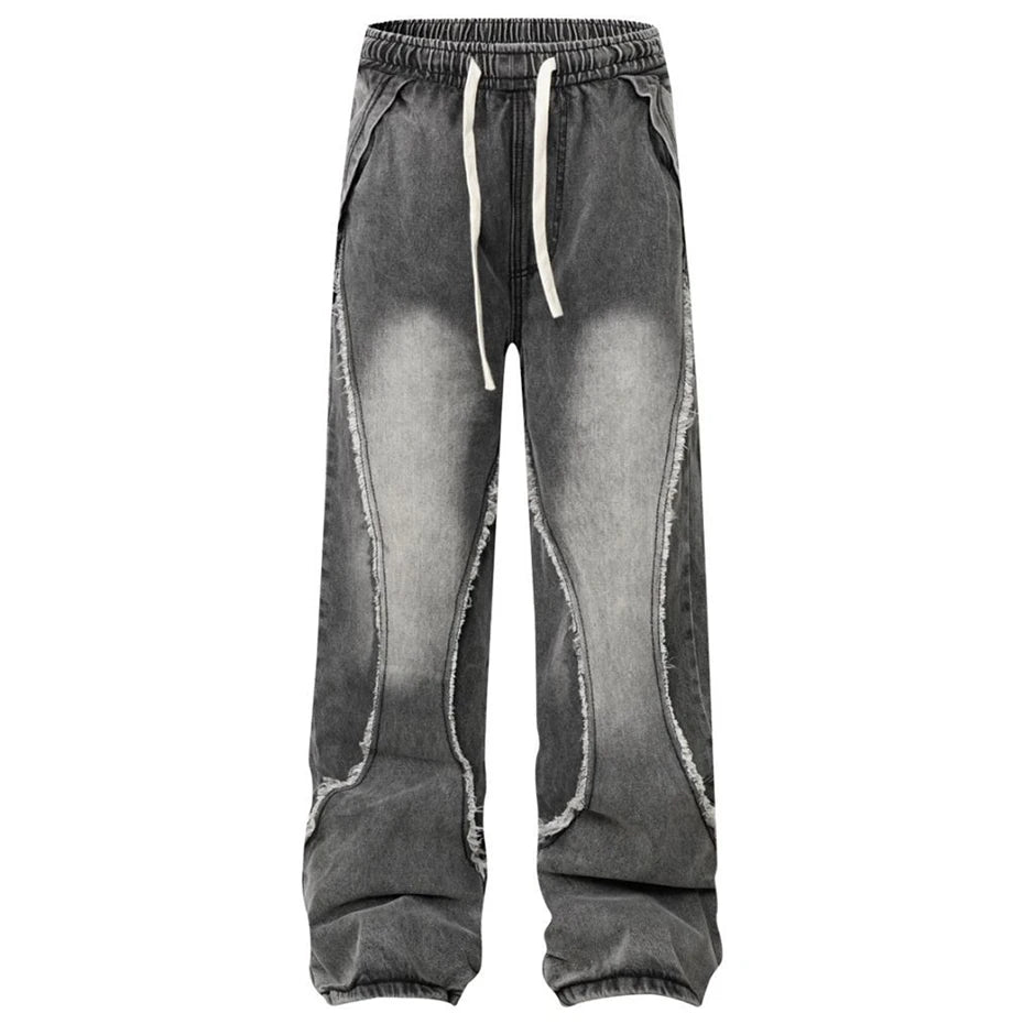 Washed Wide Leg Jeans