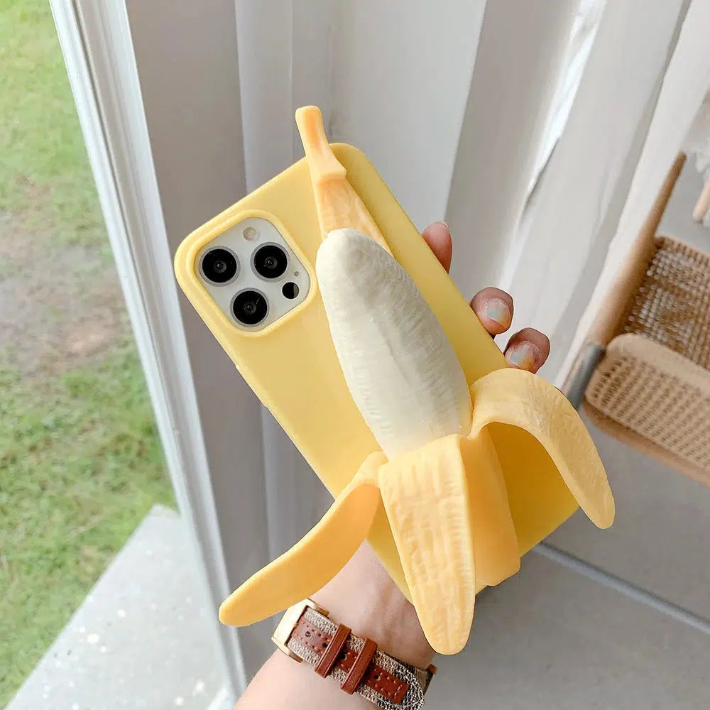 Weirdcore Banana Phone Case