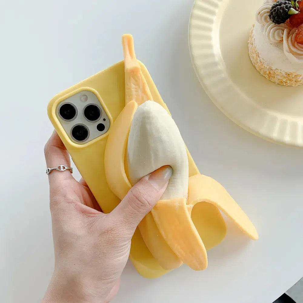 Weirdcore Banana Phone Case