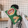 Weirdcore Lays Chips Crossbody Bag