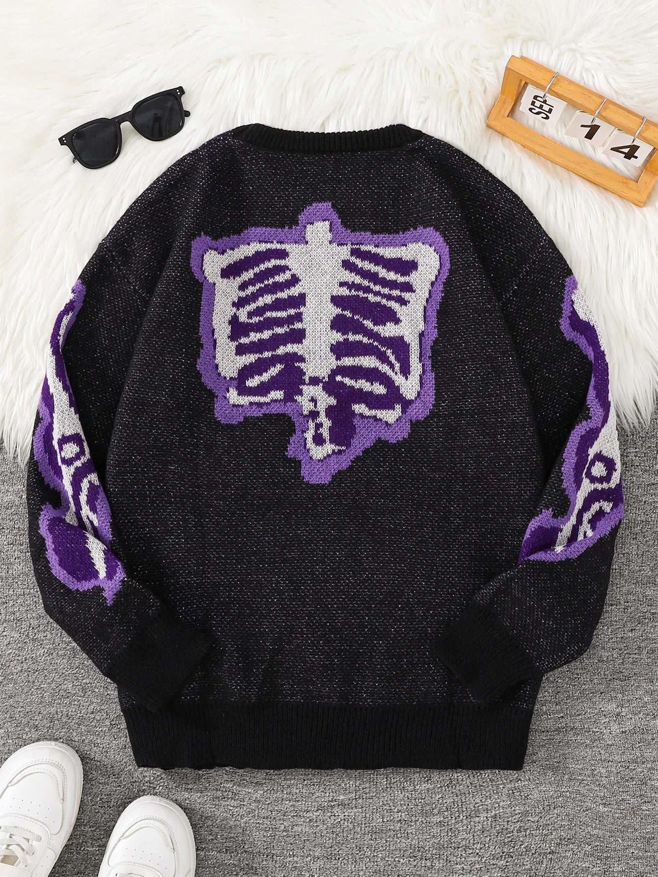 Shop Weirdcore Skeleton Sweater - Litlookz Studio