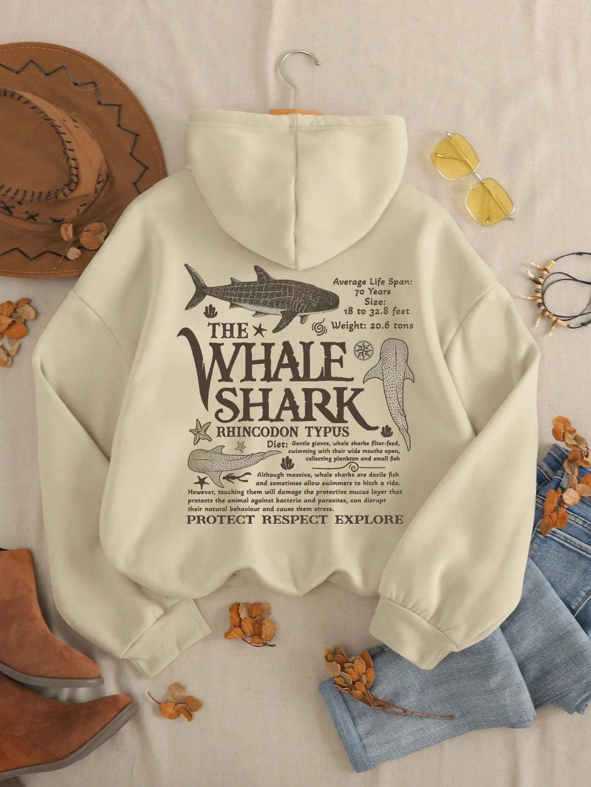 Whale Shark Graphic Hoodie