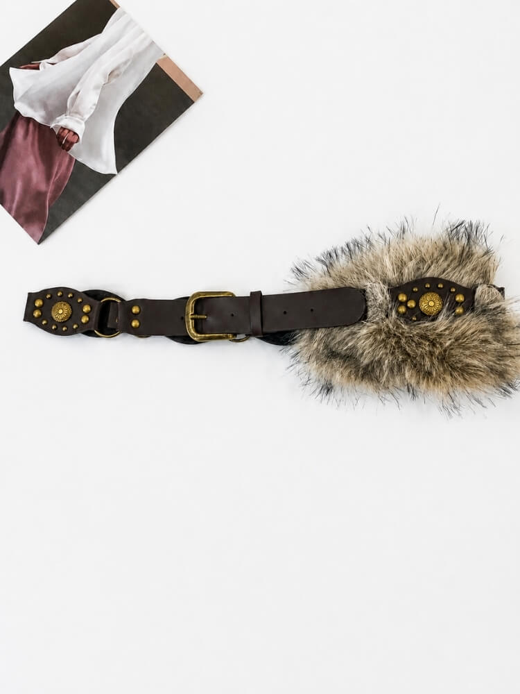 Wild Fur Belt