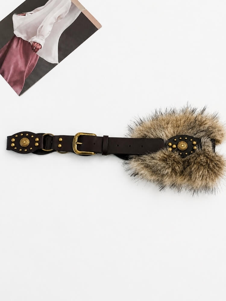 Wild Fur Belt
