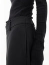 Wrap Front Wide Leg Pants