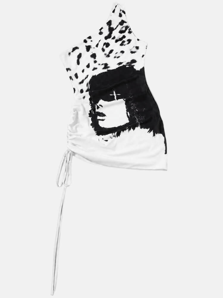 Y2K Artsy Mini Dress