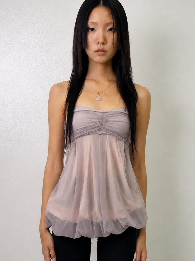 Y2K Babydoll Top