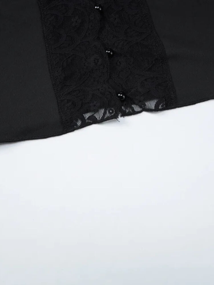 Y2K Baddie Lace Top