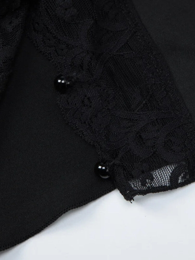 Y2K Baddie Lace Top