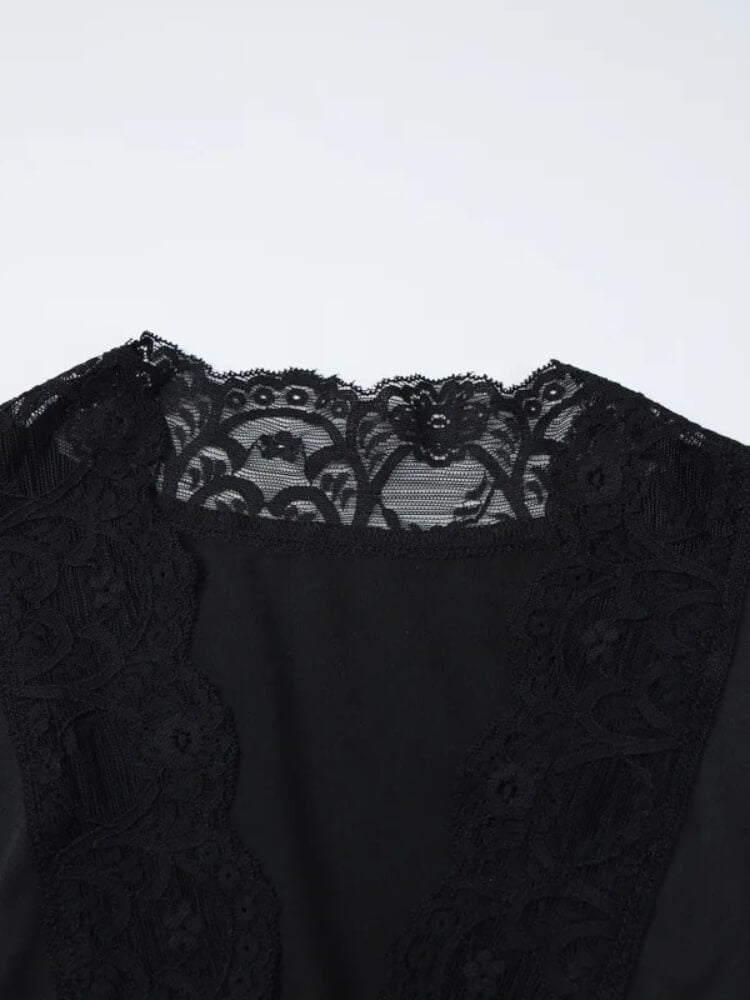 Y2K Baddie Lace Top