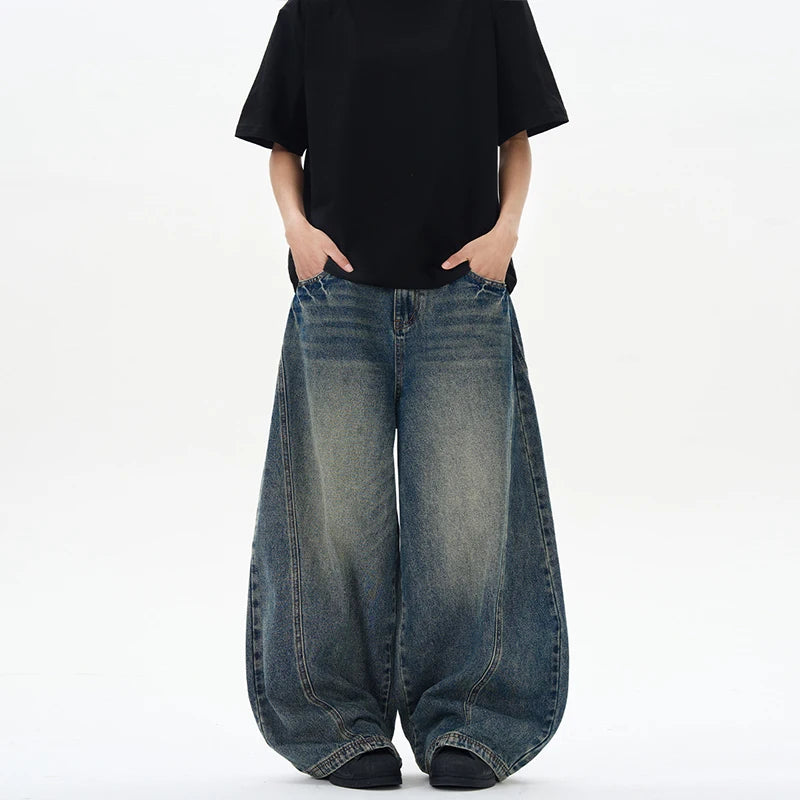 Y2K Balloon Leg Jeans