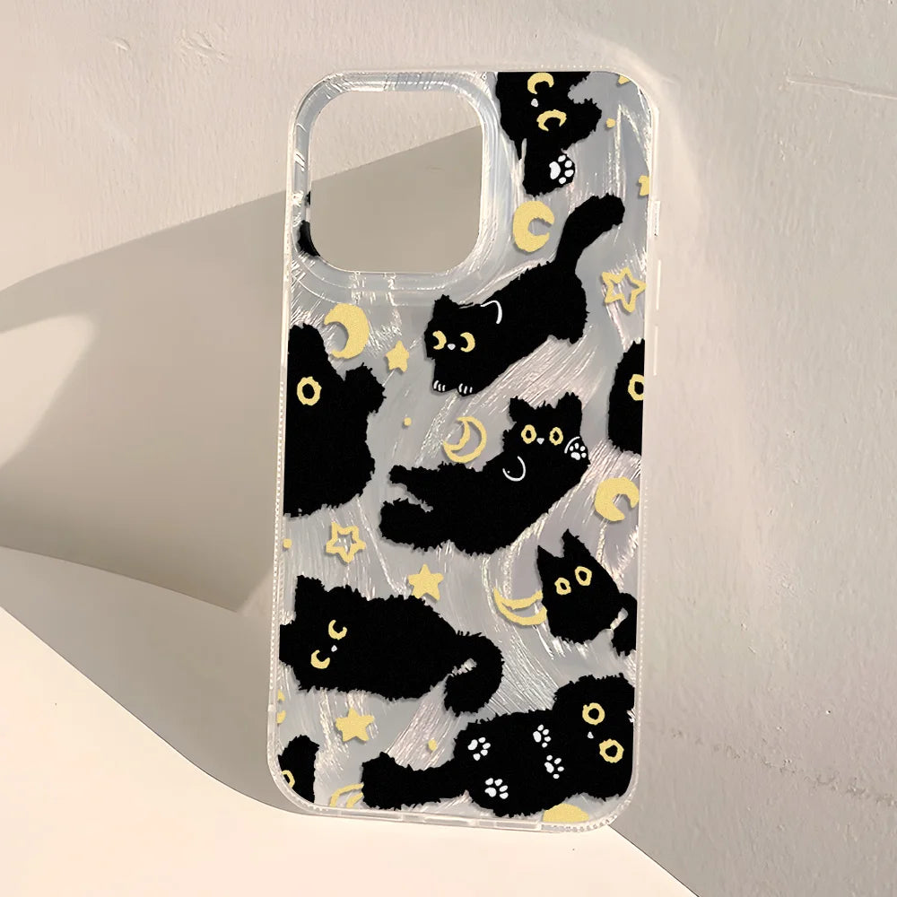 Y2K Black Cat Phone Case