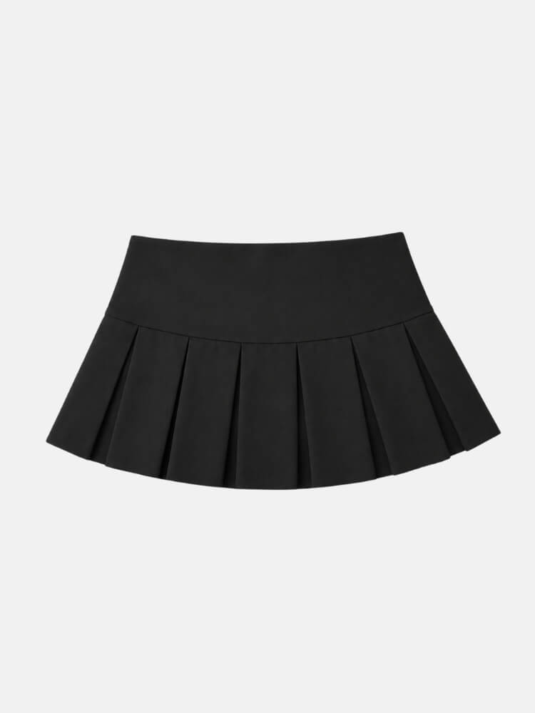 Y2K Button Mini Skirt