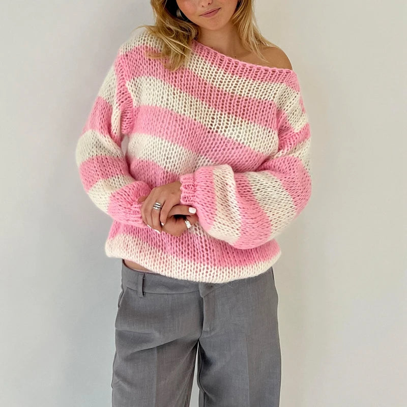 Y2K Cable Knit Sweater