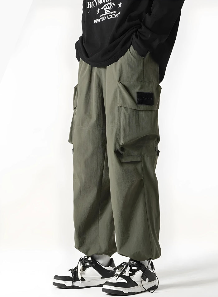 Y2K Casual Parachute Pants - Litlookz Studio