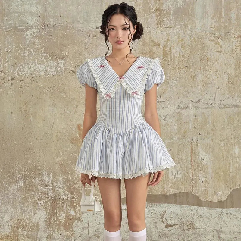 Y2K Chelsea Collar Mini Dress Y2K Chelsea Collar Mini Dress