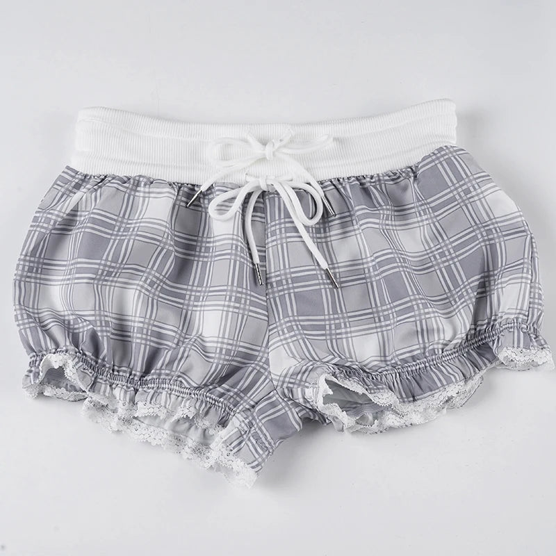 Y2K Drawstring Mini Shorts