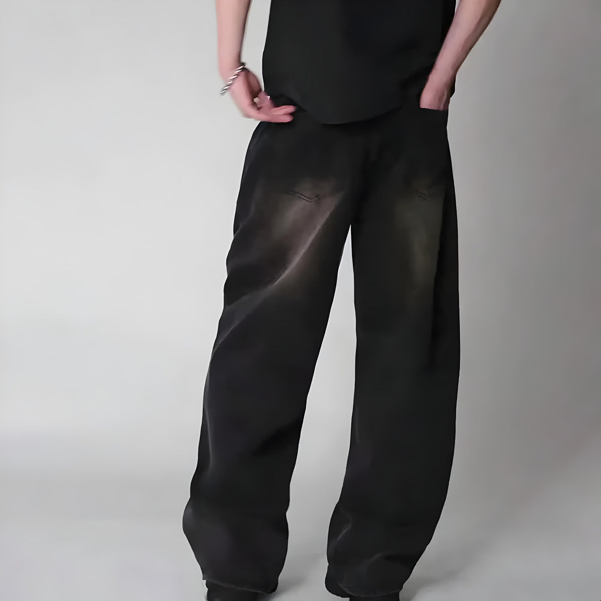 Y2K Faded Baggy Jeans
