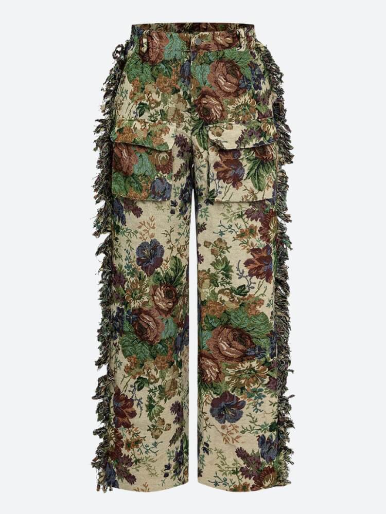 Y2K Floral Bustier & Pants Two Piece Set