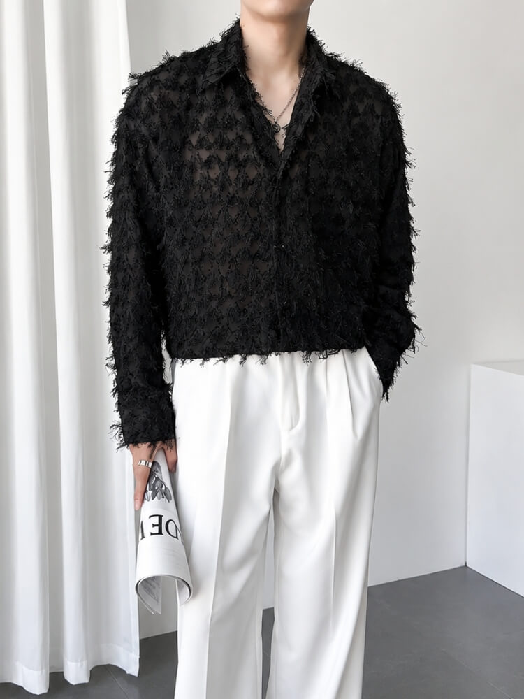 Y2K Fringe Shirt