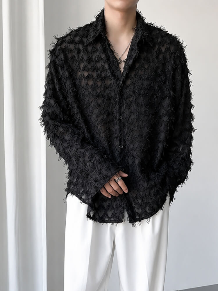 Y2K Fringe Shirt