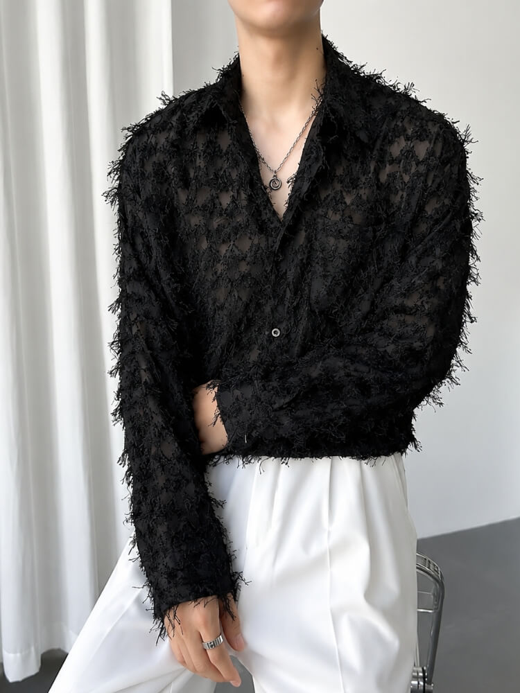 Y2K Fringe Shirt