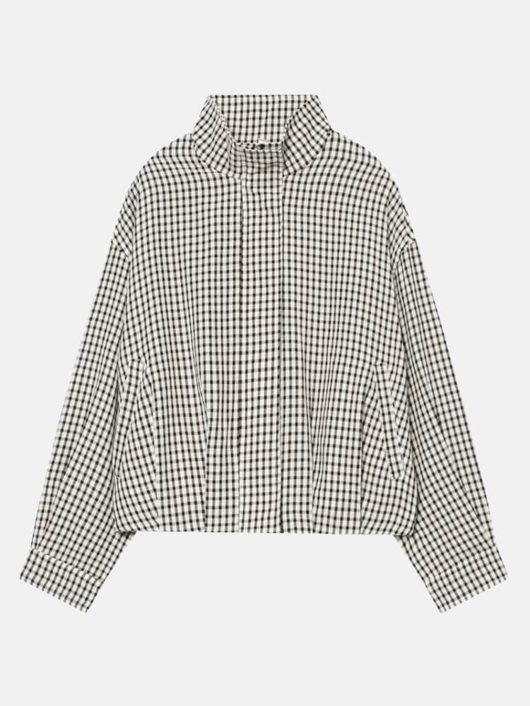 Y2K Gingham Zip Jacket - Litlookz Studio