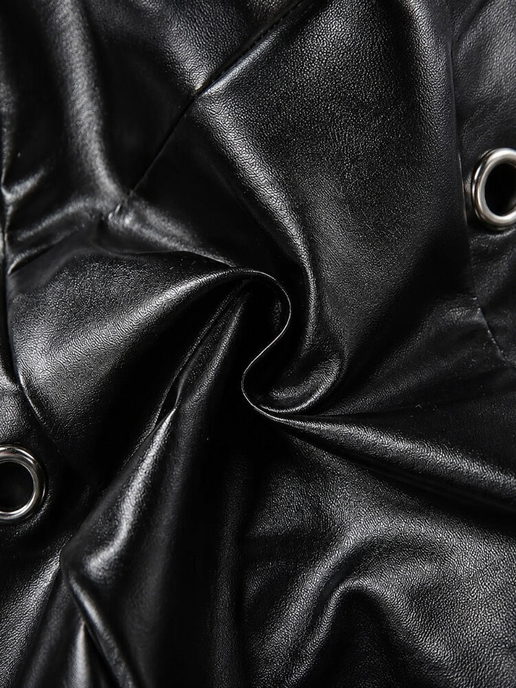 Y2K Goth Grommet Top