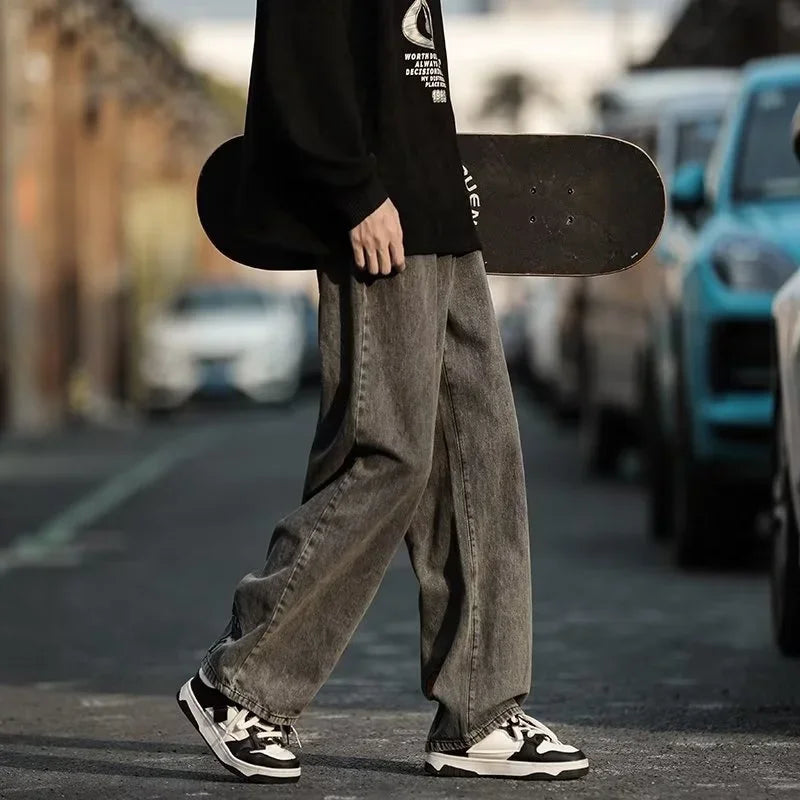 Y2K Graphic Baggy Jeans - Litlookz Studio
