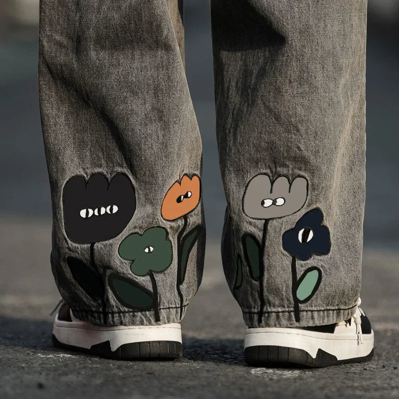 Y2K Wide Leg Jeans - Litlookz Studio