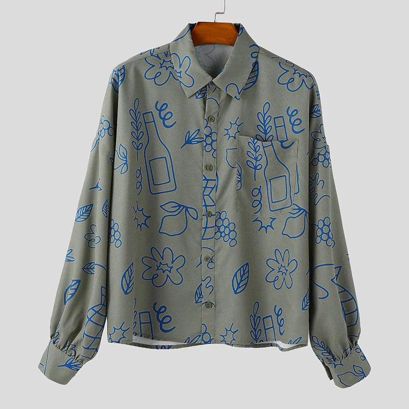 Y2K Graphic Print Shirt