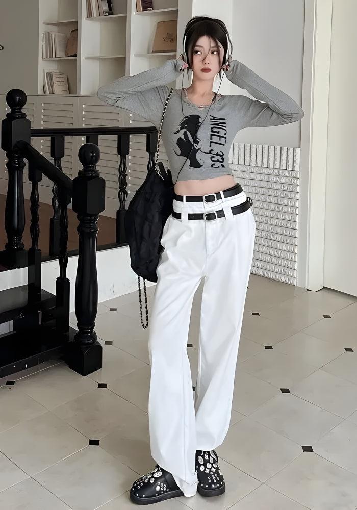 Y2K Grunge Angel 333 Top Litlookz Studio1