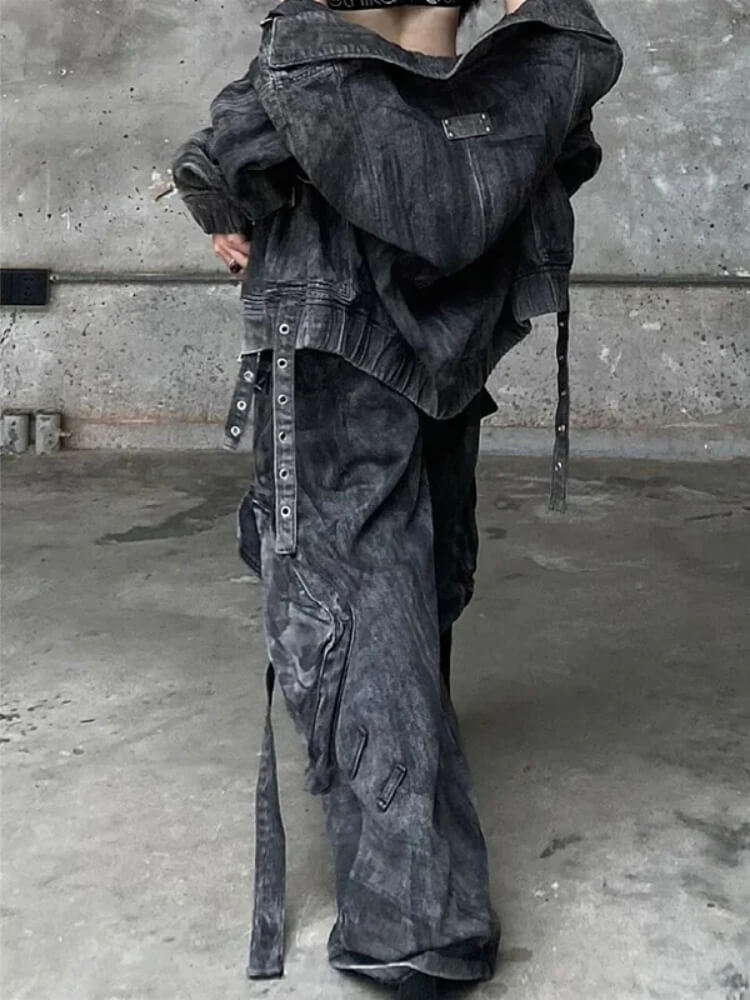 Y2K Grunge Cargo Pants - Litlookz Studio
