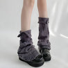 Y2K Grunge Knitted Leg Warmers