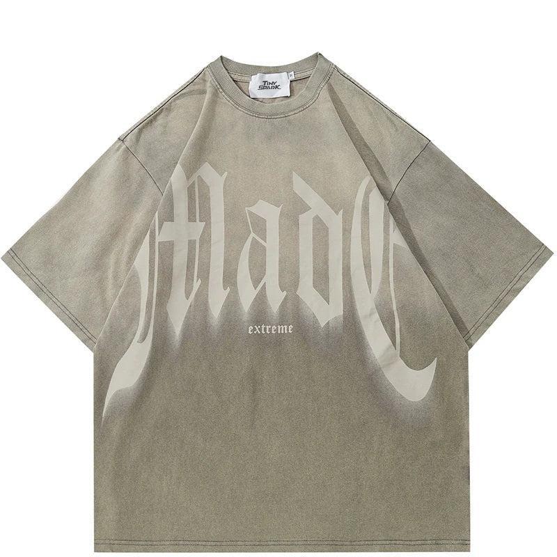 Y2K Grunge Made Extreme Tee - Litlookz Studio