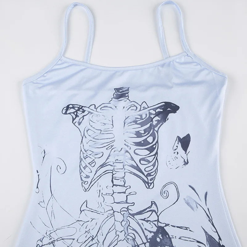 maxi skeleton dress Sexy Skeleton Maxi Dress Costume