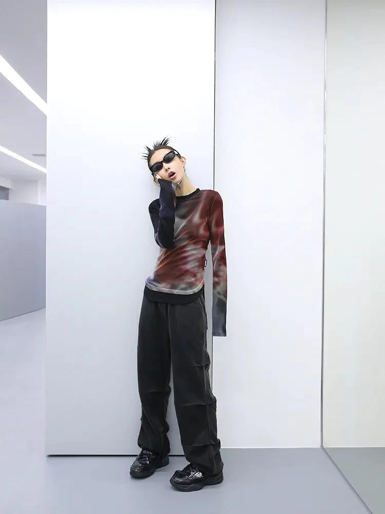 Y2K Grunge Tie Dye Top - Litlookz Studio