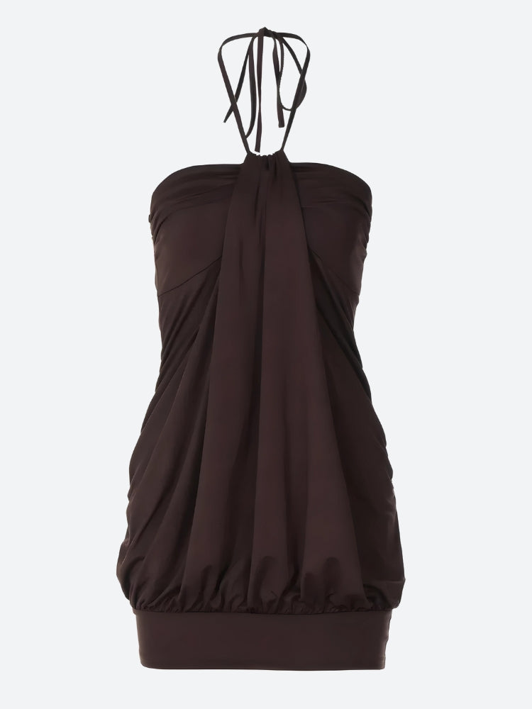 Y2K Halter Neck Mini Dress - Litlookz Studio Y2K Halter Neck Mini Dress - Litlookz Studio