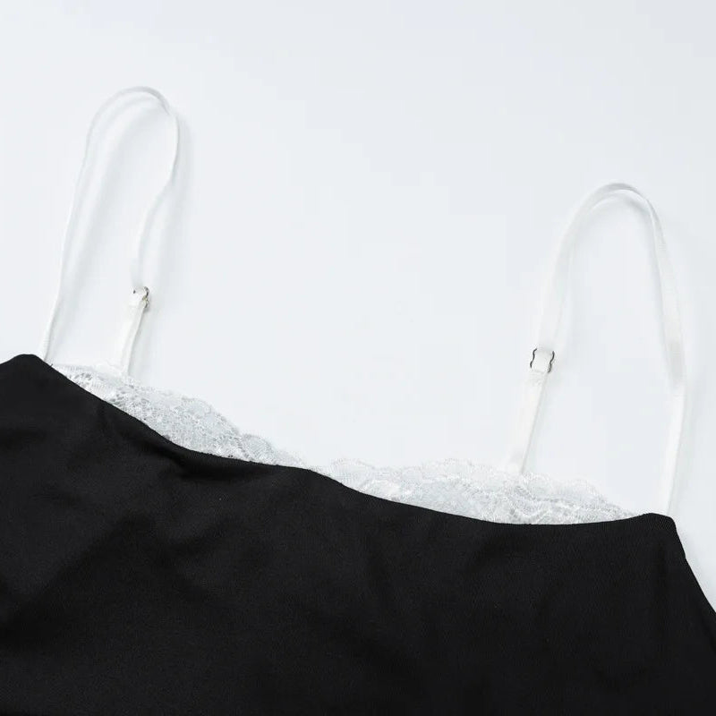Y2K Lace Detail Cami Top