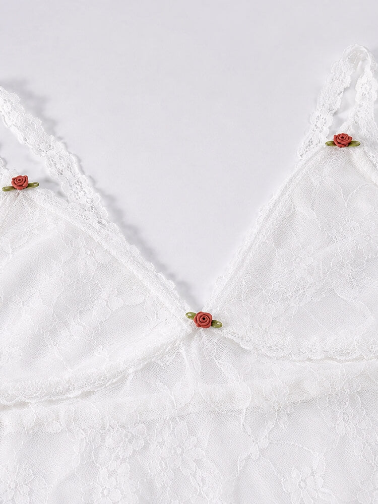 Y2K Lace Rose Set