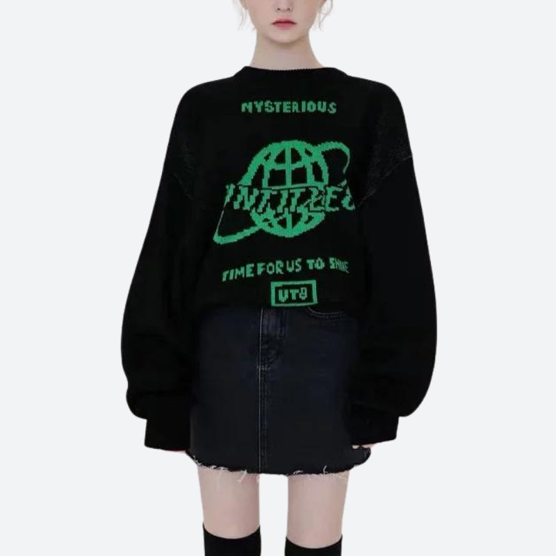 Y2K Mysterious Sweater