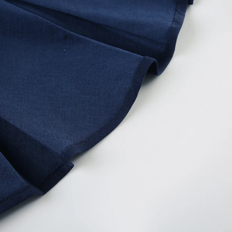 Y2K Nautical Button Mini Dress