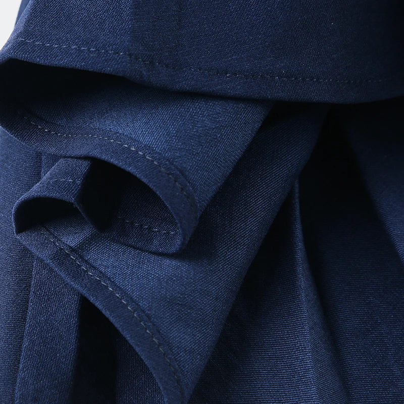 Y2K Nautical Button Mini Dress