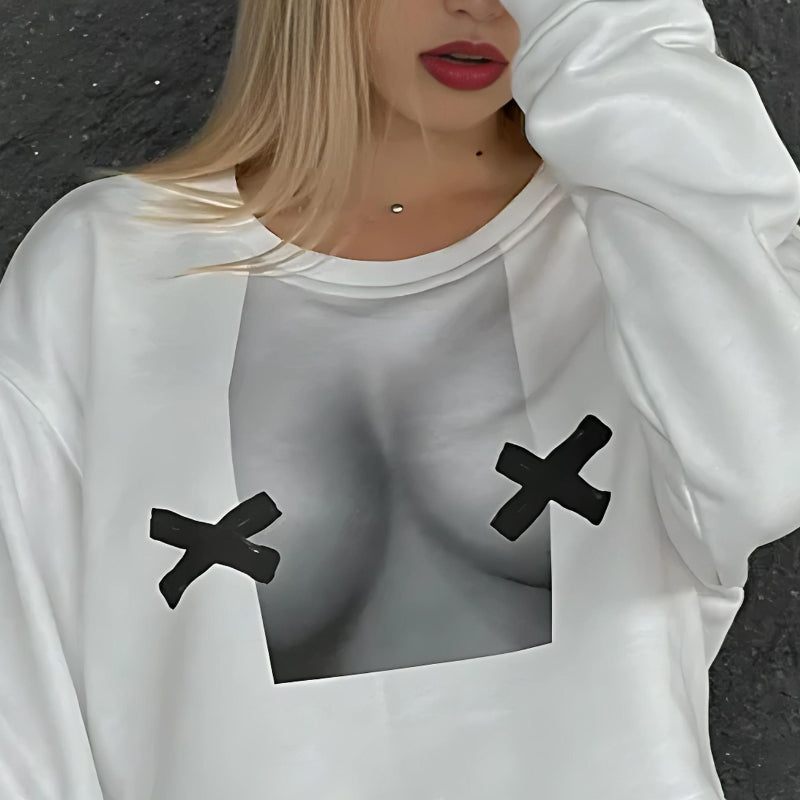 Y2K No Nipples Sweatshirt