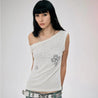 Y2K One Shoulder Top
