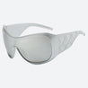 Y2K Oversized Shield Sunglasses
