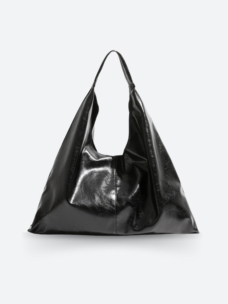 Y2K Patent Leather Hobo Bag