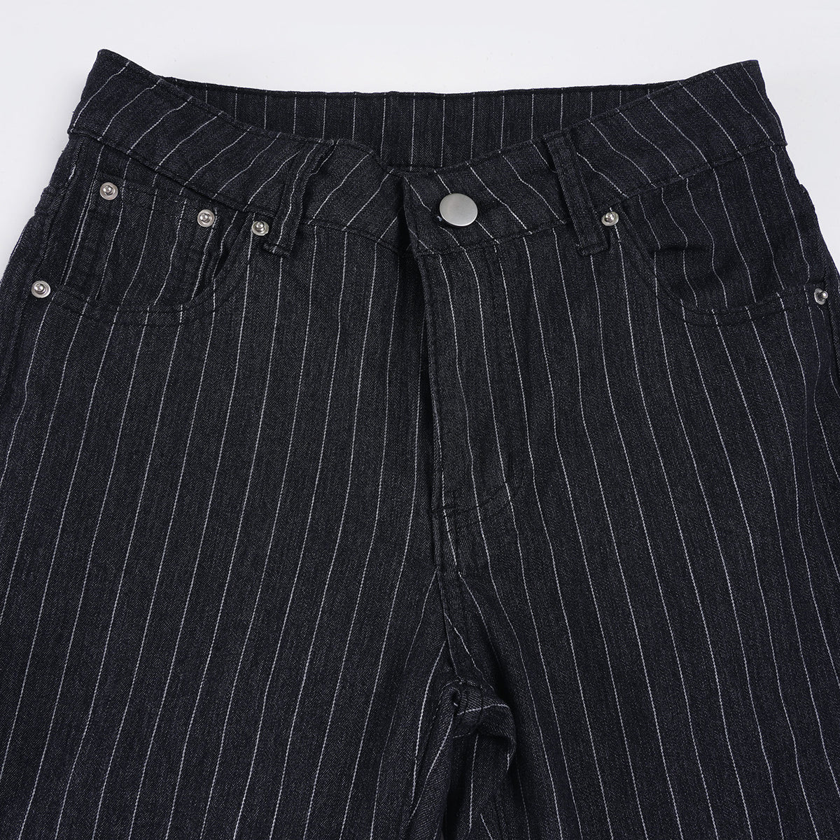 Y2K Pinstripe Flare Pants