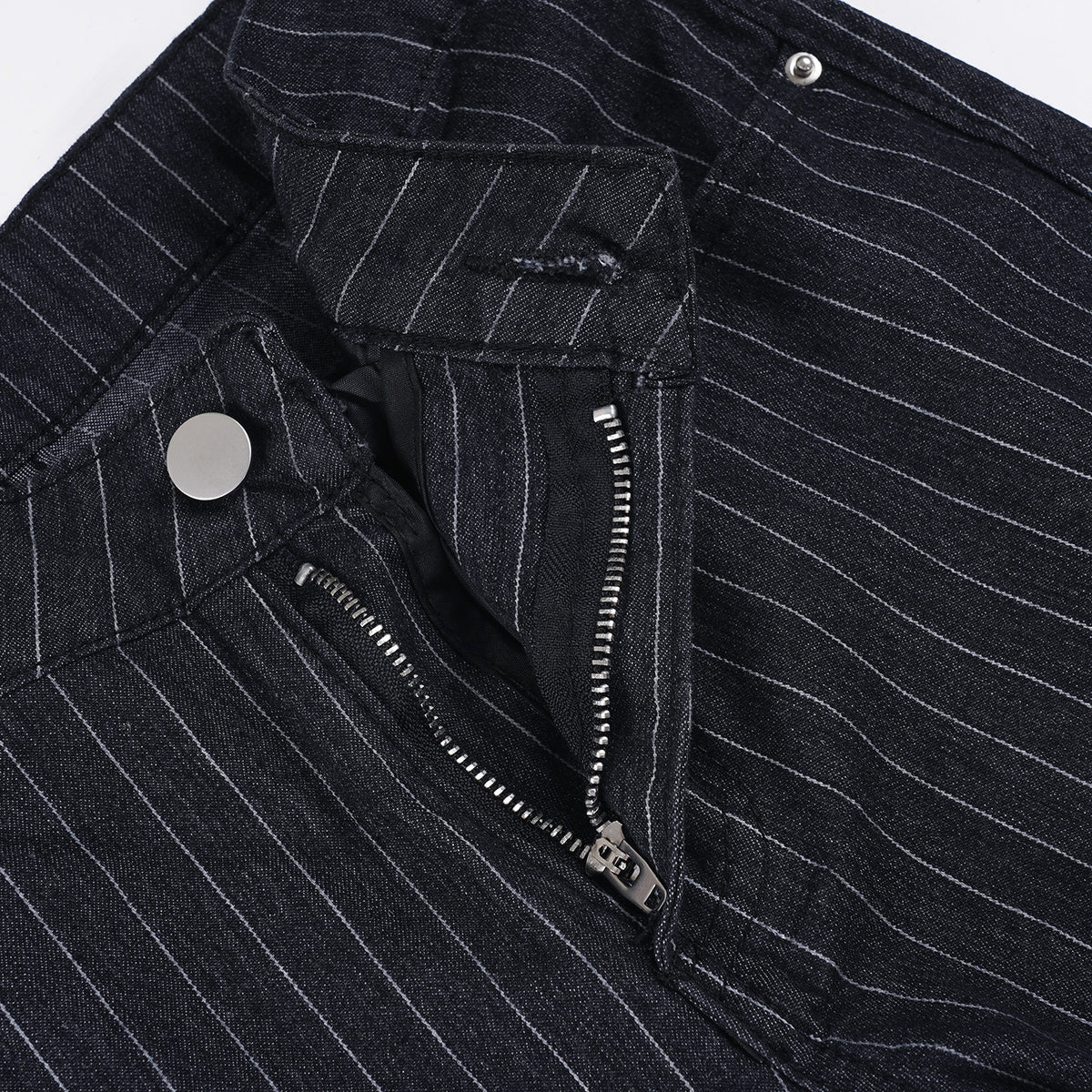 Y2K Pinstripe Flare Pants