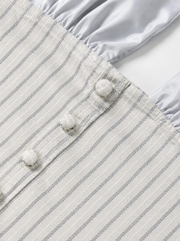 Y2K Pinstripe Halter & Shorts Set